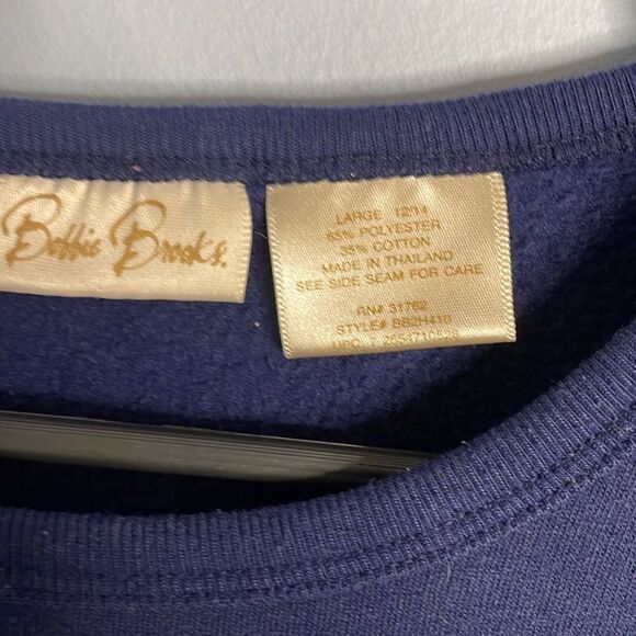 Christmas Sweatshirt Sz Large Bobbie Brooks - Picture 3 of 4